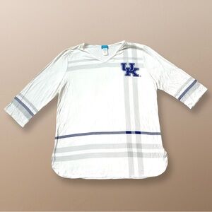 NWOT P. Michael V-Neck Rayon Shirt with Side Slits Made in USA Size XL